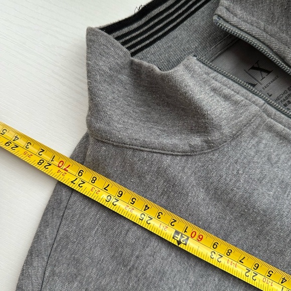 Armani Exchange Men's Grey and BlackJacket, Zip Un. Cotton. Size L - Picture 12 of 12